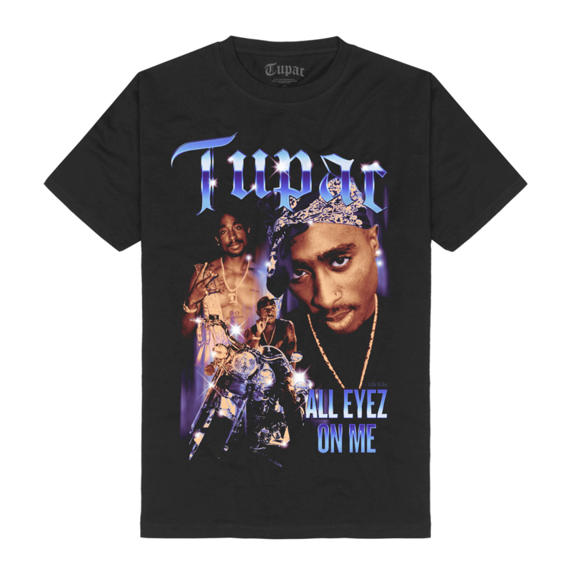 AEOM Motorcycle Collage by Tupac - T-Shirt - shop now at 2Pac store