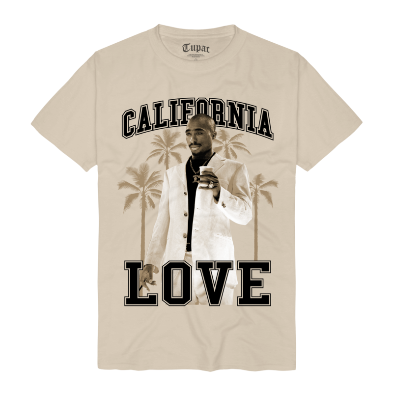 California Love Palms von Tupac - T-Shirt jetzt im 2Pac Store
